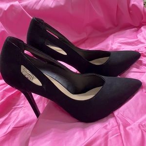 Black high heels